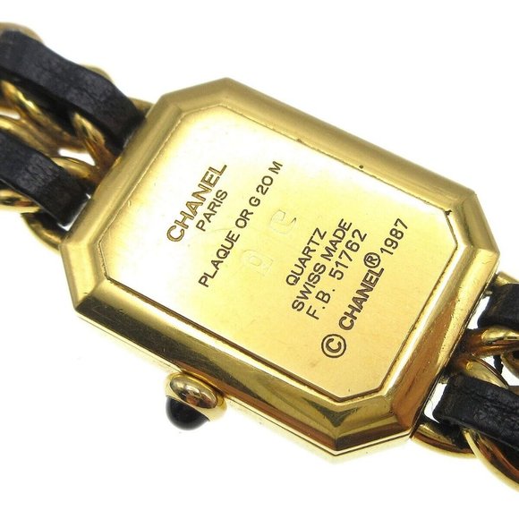 Auth Chanel Premiere Watch Gold - Picture 3 of 8